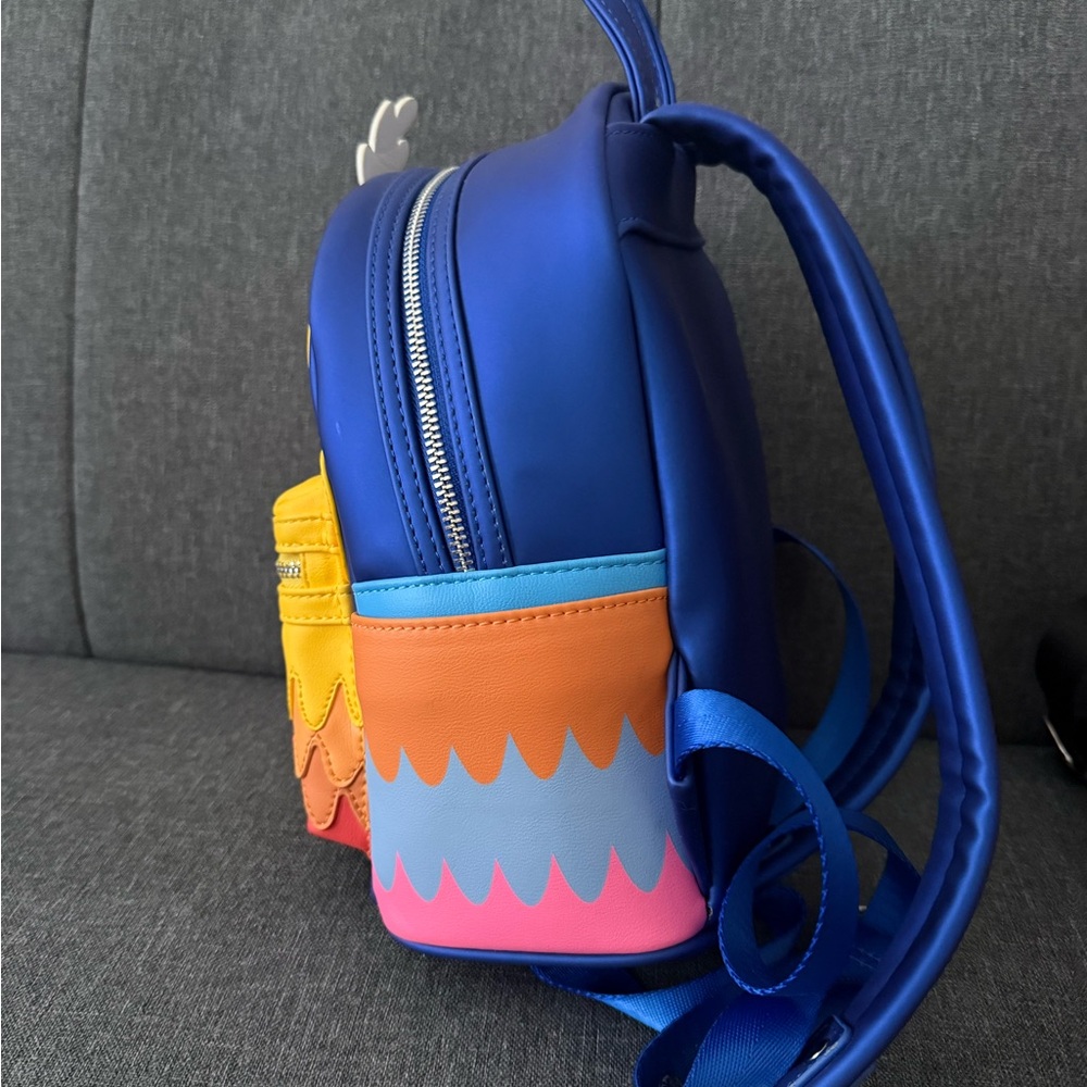 Disney Parks Pixar Loungefly Kevin The Bird UP Mini Backpack NWOT - Picture 4 of 5